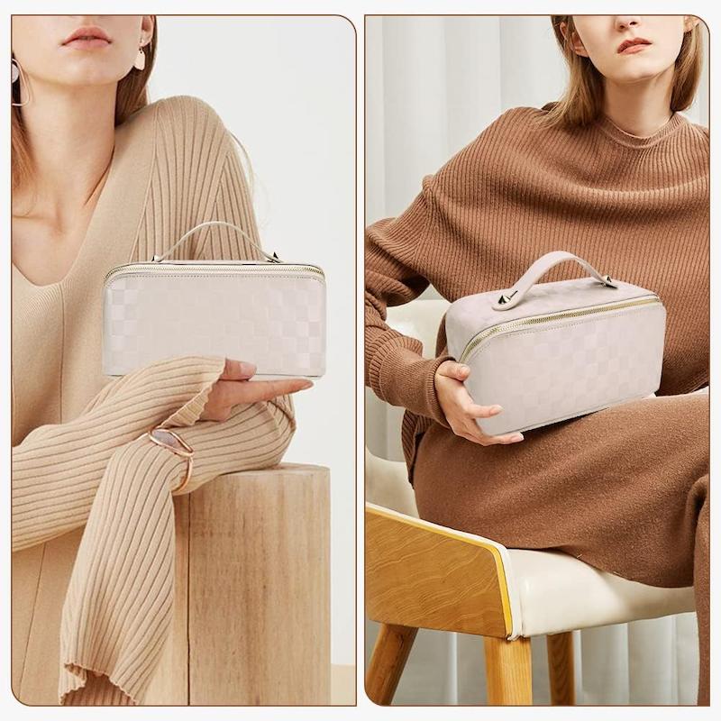 Cessfle – کیف آرایشی مسافرتی Plaid Checkered