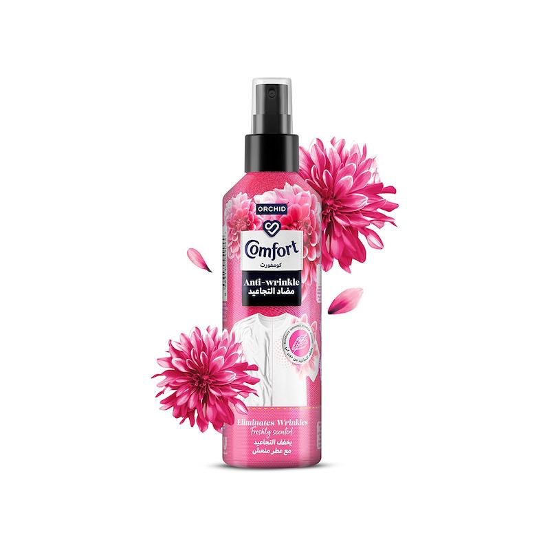 Comfort – اسپری ضدچروک کامفورت ( رایحه‌ی اُرکیده)