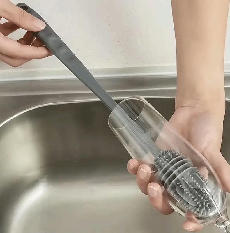 شیشه شور بطری و لیوان بلند