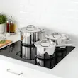 IKEA – ست قابلمه ۶ پارچه استیل ایکیا مدل IKEA 365+