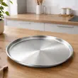 بشقاب لبه‌دار استیل ضدزنگ (قطر ۲۶ سانتی‌متر)