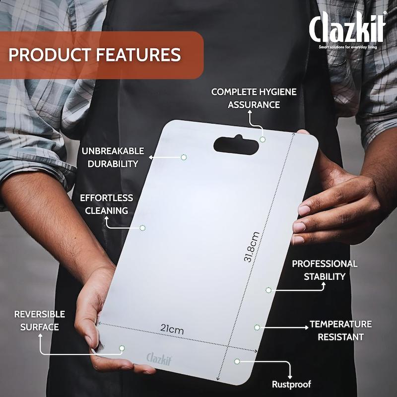 تخته برش Clazkit استیل ضد زنگ (Stainless Steel) 