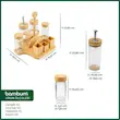  Bambum – ست چند منظوره جا ادویه بامبوم مدل میما 