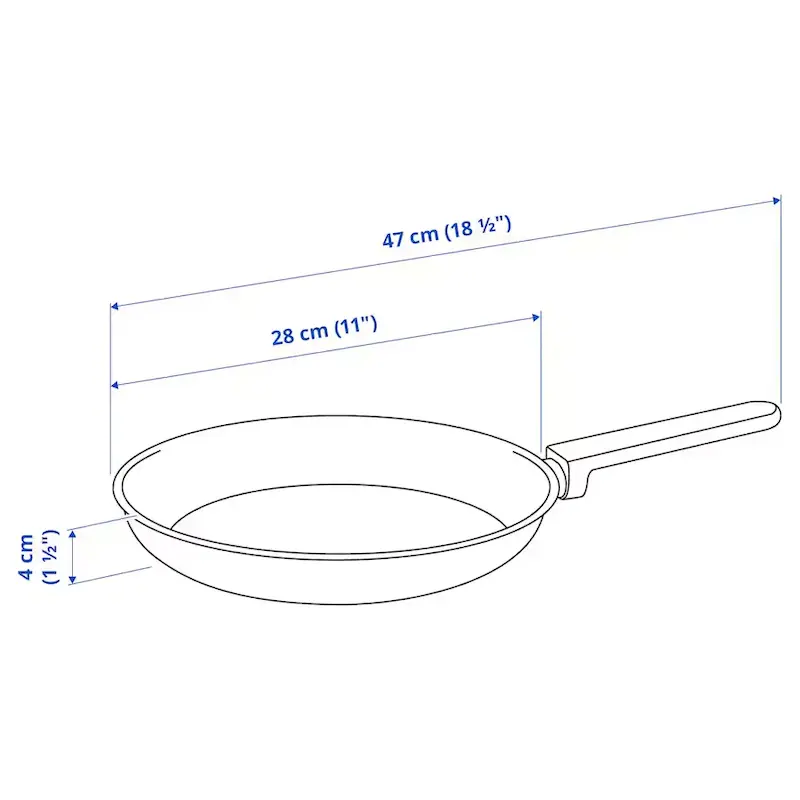 IKEA –تابه استیل با روکش نچسب ایکیا مدل MIDDAGSMAT