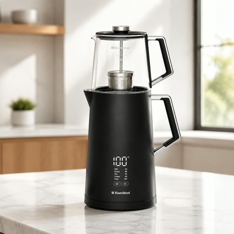 چای ساز روی هم همیلتون مدل HT-925