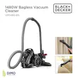 Black & Decker – جارو برقی بلک اند دکر مدل VM1480