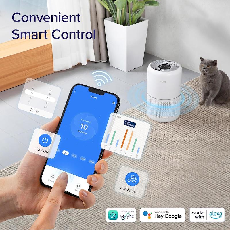Levoit – تصفیه‌هوای هوشمند LEVOIT Core 300S