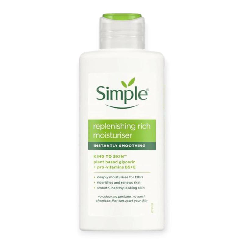 کرم آبرسان و مرطوب کننده ریچ سیمپل SIMPLE مدل گلیسیرین دار 🌱