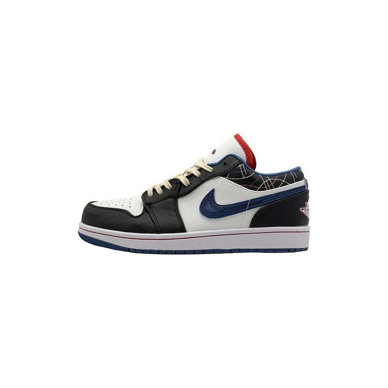 NIKE AJ1 low indfustrial blue sashiko | نایک جردن1 آبی صنعتی