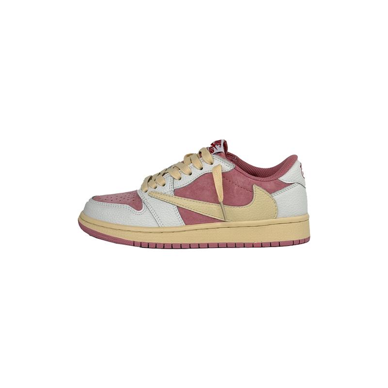 AJ1 low travis scott shy pink | جردن 1 ترویس صورتی کمرنگ