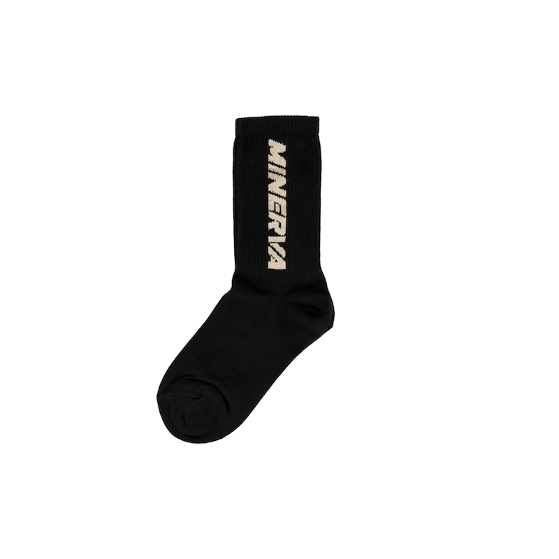 MINERVA black socks | جوراب مینروا مشکی