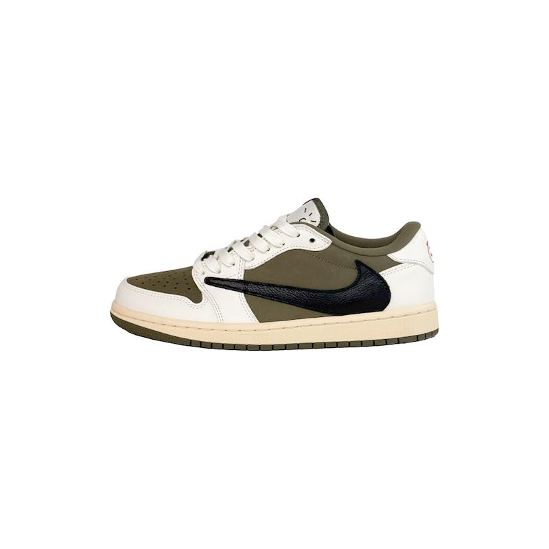 AJ1 low travis scott medium olive | جردن 1 ترویس مدیوم اولیو