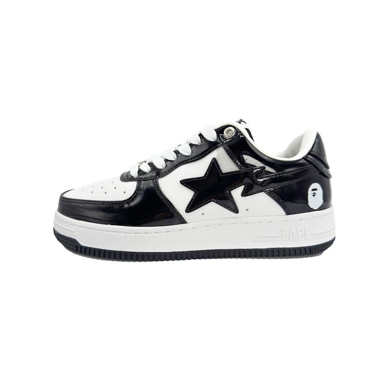 بیپ مشکی سفید | Bape Sta black and white