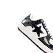 بیپ مشکی سفید | Bape Sta black and white نیم رخ