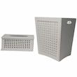 ست سطل و جای دستمال کاغذی مدل HSIRI1C