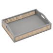 سینی دسته دار طرح حصیری کد G247 سایز 22*33 سانتی متر