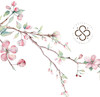 استیکر دیواری مینوی گالری مدل Spring branch