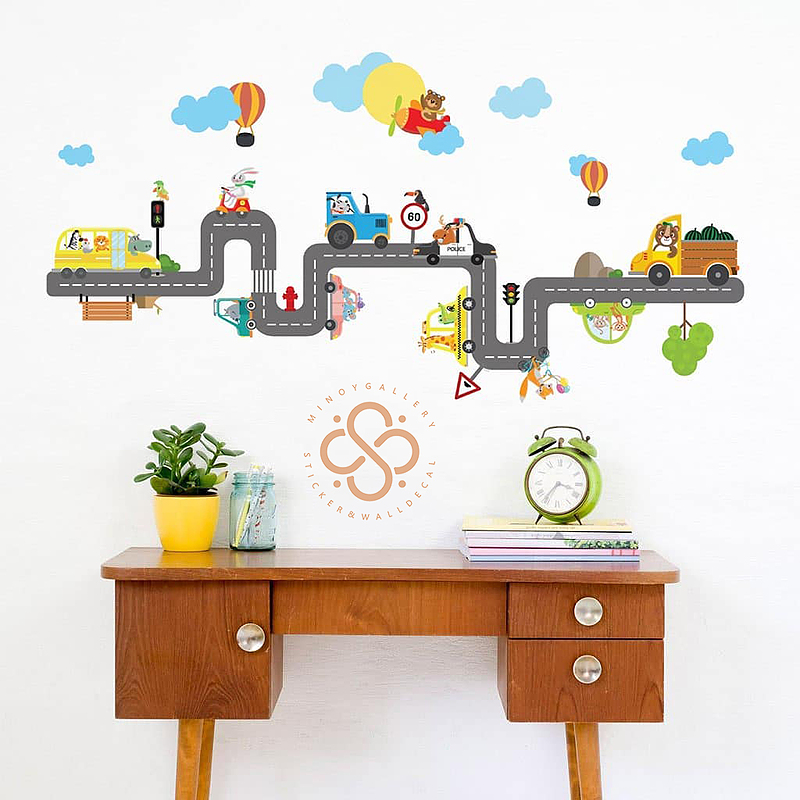 استیکر دیواری مینوی گالری مدل MY-13