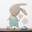 استیکر دیواری مینوی گالری مدل Rabbit little boy