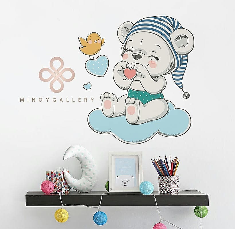 استیکر دیواری مینوی گالری مدل MY-137
