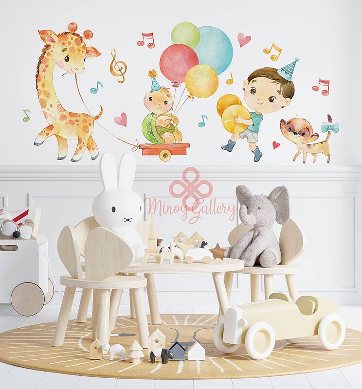 استیکر دیواری مینوی گالری مدل MY-172 Boy