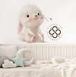 استیکر دیواری مینوی گالری مدل Cute rabbit 1