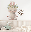 استیکر دیواری مینوی گالری مدل Cute rabbit 2