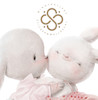 استیکر دیواری مینوی گالری مدل lovely rabbit 2