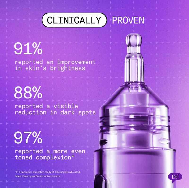 Major Fade Hyper Serum  سرم روشن‌کننده فوری لک و تیرگی