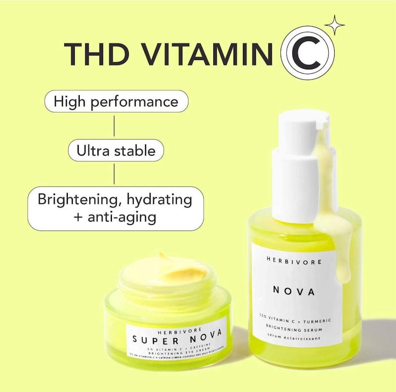 کرم دور چشم ویتامین C و کافئین Herbivore – Super Nova 5% 