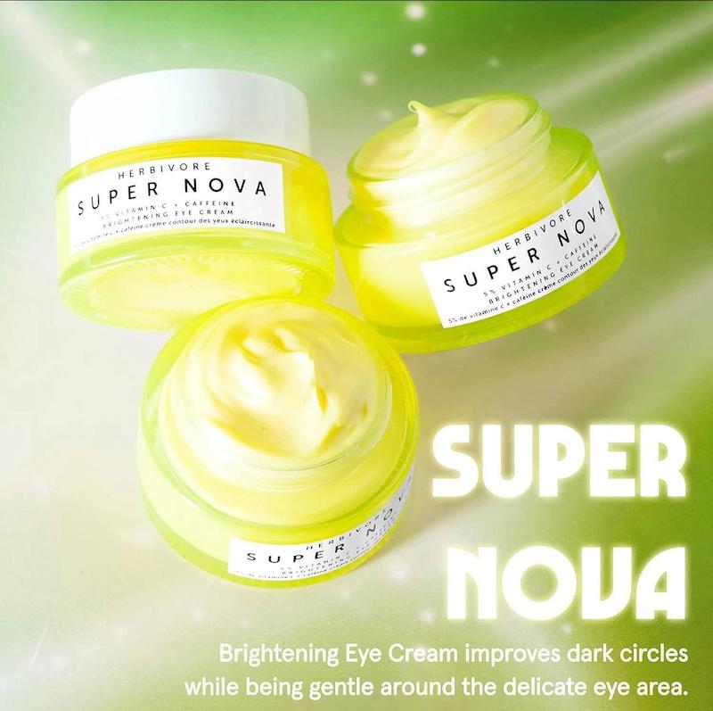 کرم دور چشم ویتامین C و کافئین Herbivore – Super Nova 5% 