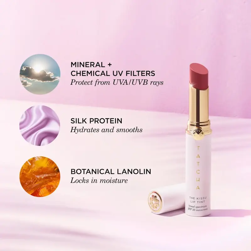 تینت لب تاچا The Kissu Lip Tint TATCHA