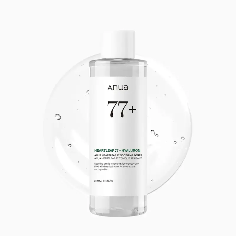 تونر آرامش بخش کره ای Anua Heartleaf 77% Soothing Toner