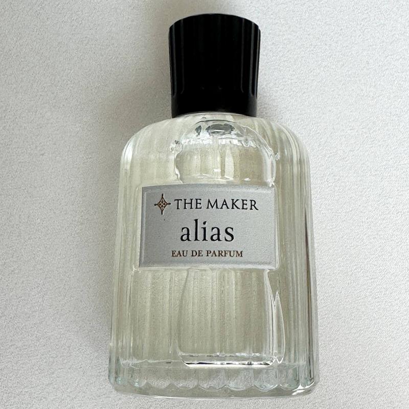 عطر نیش The Maker Alias با رایحه نرم، چوبی و مرموز. یونیسکس و عطر خاص و ترند TikTok  بوتیک هتلی آمریکا