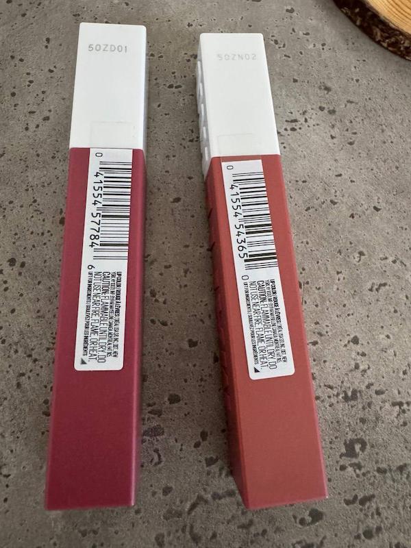 رژ لب‌های SuperStay Matte Ink از برند Maybelline
