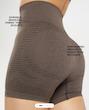 شورت ورزشی زنانه جیم شارک مدل Vital Seamless Shorts رنگ Espresso Marl