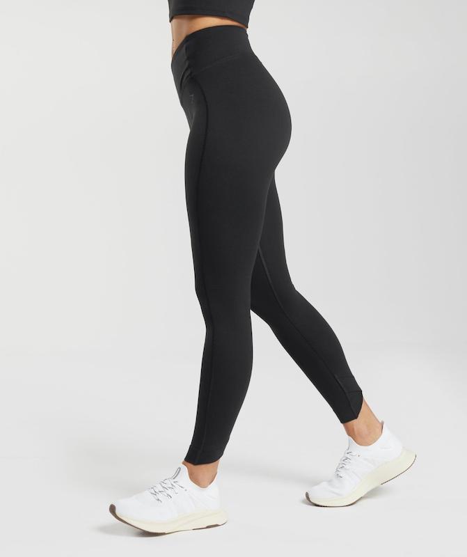 لگ ورزشی زنانه جیم شارک مدل Crossover Leggings رنگ مشکی (Black)