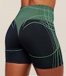 شورت Apex Seamless Shorts – Heavy Blue / Active Green 