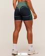 شورت Apex Seamless Shorts – Heavy Blue / Active Green 