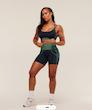شورت Apex Seamless Shorts – Heavy Blue / Active Green 
