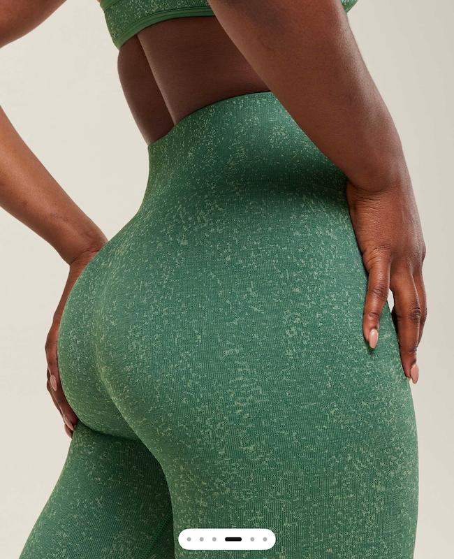 Adapt Fleck x Whitney Leggings – Lift Green / Clay Green لگ ورزشي جيمشارك