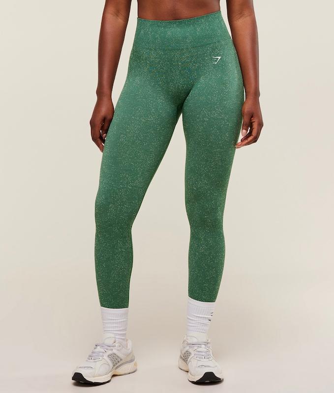 Adapt Fleck x Whitney Leggings – Lift Green / Clay Green لگ ورزشي جيمشارك