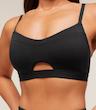 Balcony Peekaboo Sports Bra – Black سوتين ورزشي جيم شارك