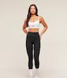 Balcony Peekaboo Sports Bra – White نيم تنه ورزشي جيم شارك