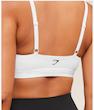 Balcony Peekaboo Sports Bra – White نيم تنه ورزشي جيم شارك
