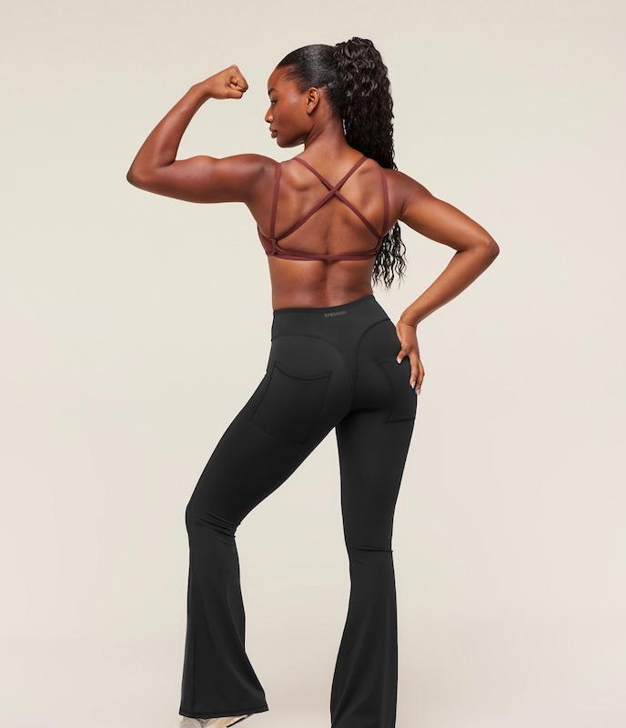 Lift Seamless Sports Bra – Worn Blue / Peri Blue Marl نيم تنه ورزشي جيم شارك