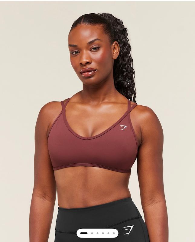 Lift Seamless Sports Bra – Worn Blue / Peri Blue Marl نيم تنه ورزشي جيم شارك