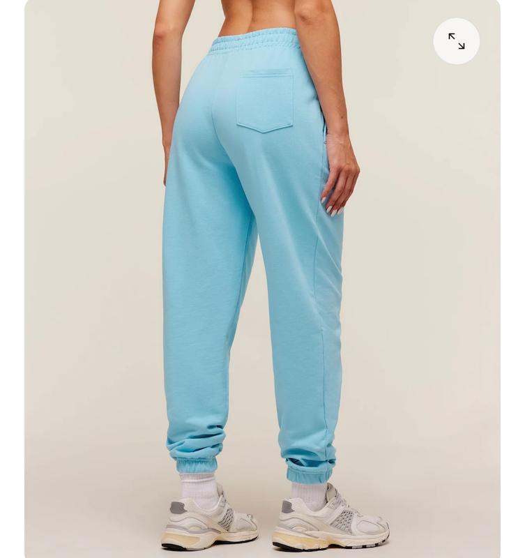 Collegiate Graphic Joggers – Athletic Light Blue شلوار اسلش جيم شارك