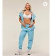 Collegiate Graphic Joggers – Athletic Light Blue شلوار اسلش جيم شارك