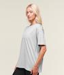 Training Oversized T-Shirt – Light Grey Marl تيشرت خاكستري جيم شارك
